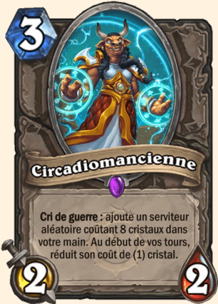 Circadiomancienne carte Hearhstone