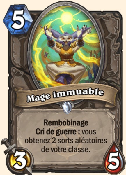 Mage immuable carte Hearthstone