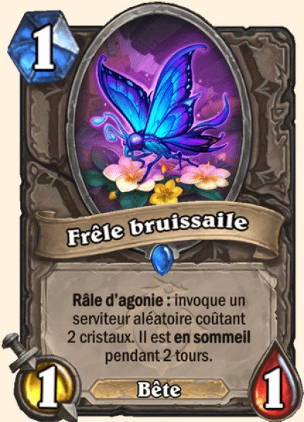 Frêle bruissaile carte Hearthstone