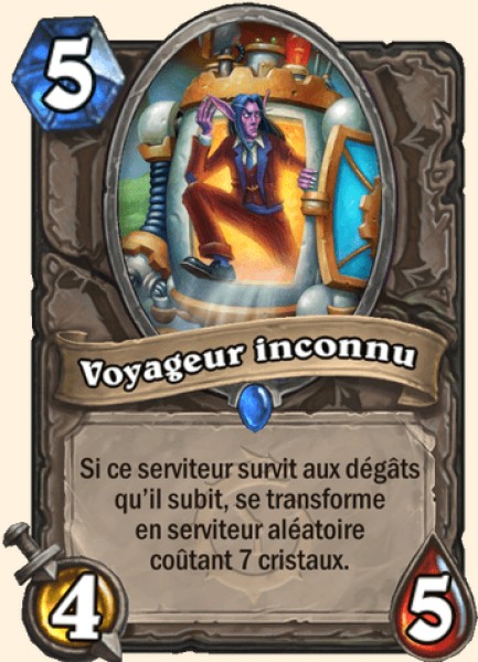 Voyageur inconnu carte Hearhstone