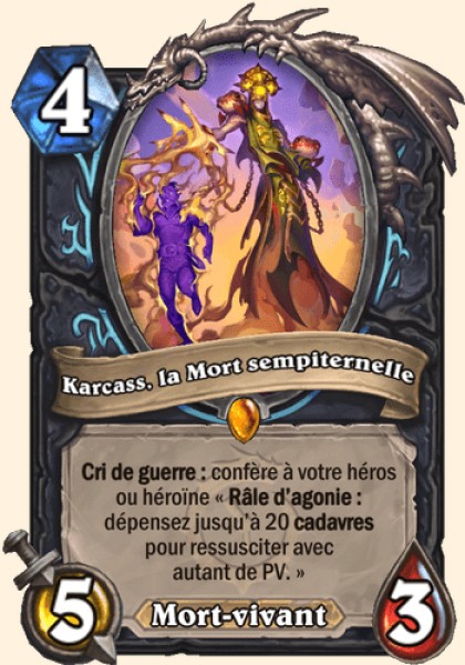 Bogue, faucheuse eternelle carte Hearhstone