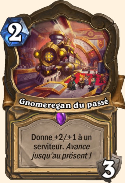 Gnomeregan du passé carte Hearthstone