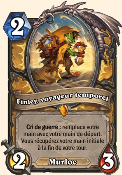 Fin par-dela le temps carte Hearhstone