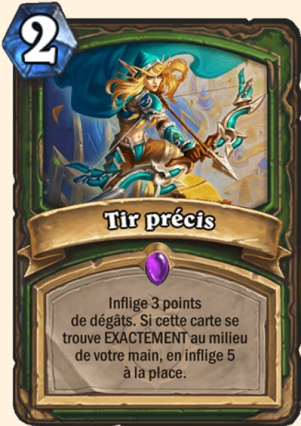 Tir precis carte Hearhstone