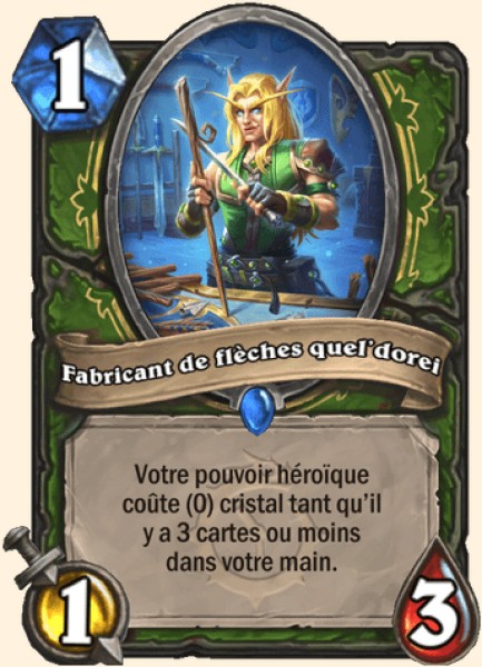 Fabricant de flèches quel'dorei carte Hearthstone