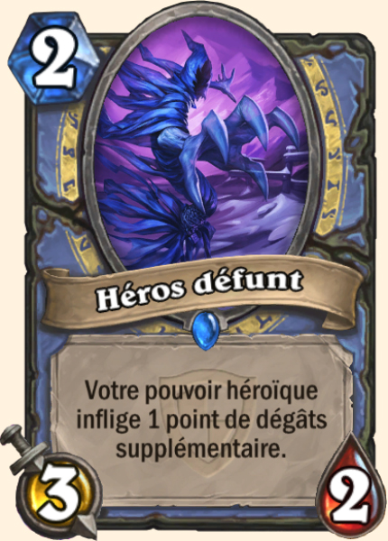 Fallen hero carte Hearhstone