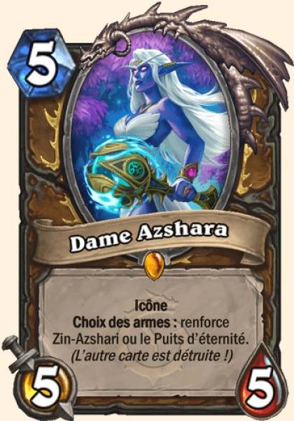 Dame Azshara carte Hearthstone