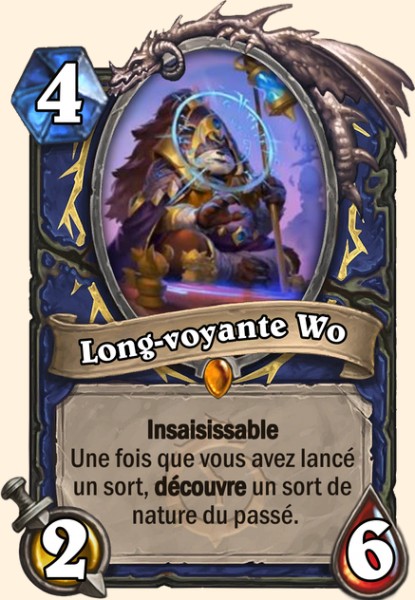 Long-voyante Wo carte Hearhstone