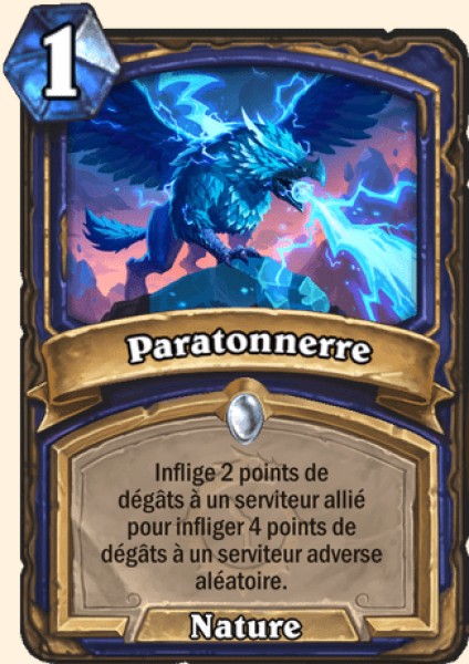 Paratonnerre carte Hearhstone