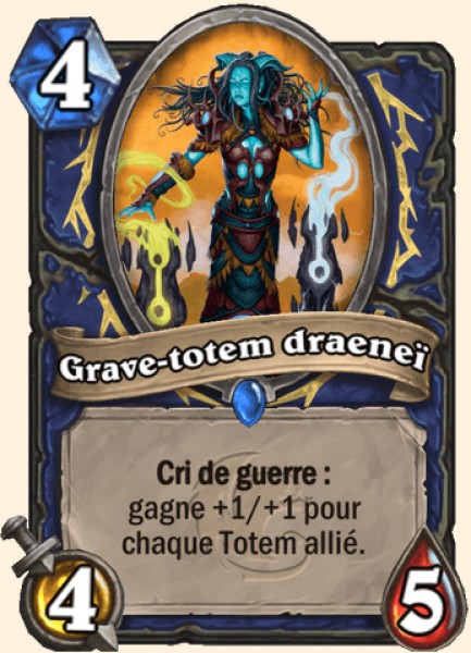Draenei Totemcarver carte Hearhstone