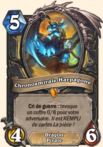 Chronoamirale Harpagone carte Hearhstone