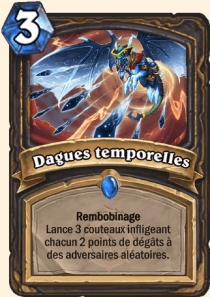 Dagues temporelles carte Hearhstone