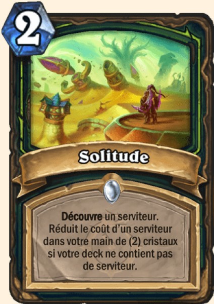 Solitude carte Hearhstone