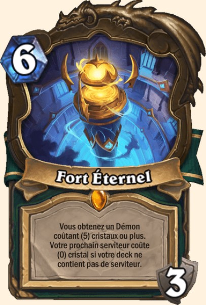 Fort Éternel carte Hearthstone
