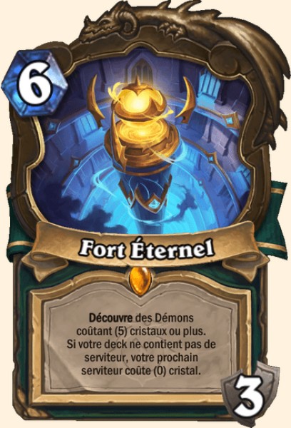Fort Eternel carte Hearhstone