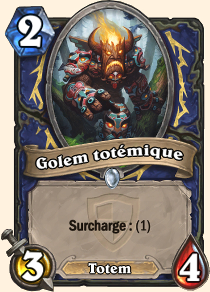 Totem Golem carte Hearhstone