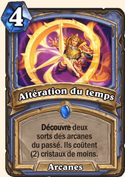 Alteration du temps carte Hearhstone