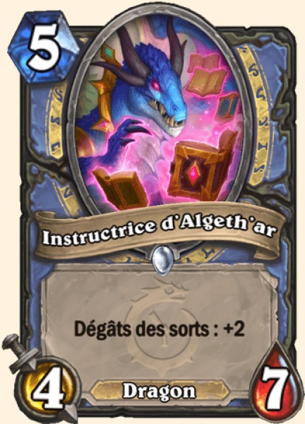 Instructrice d'Algeth'ar carte Hearthstone
