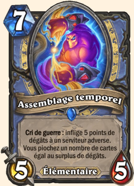 Assemblage temporel carte Hearthstone