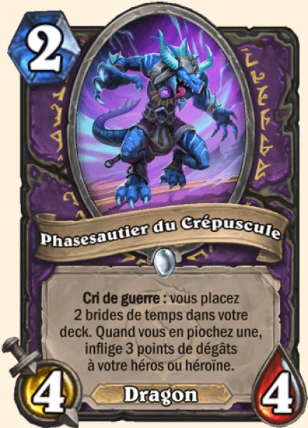 Phasesautier du Crepuscule carte Hearhstone