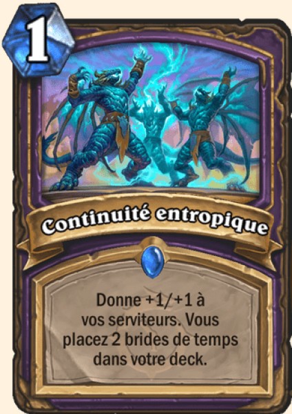 Continuite entropique carte Hearhstone