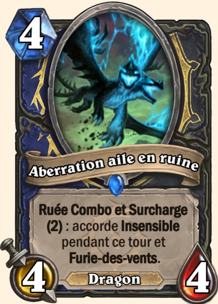 Aberration aile en ruine carte Hearthstone