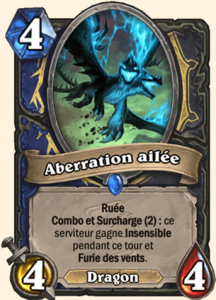 Aberration ailée carte Hearthstone