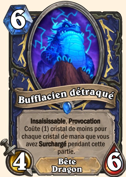 Bufflacien détraqué carte Hearthstone