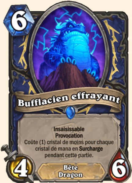 Bufflacien effrayant carte Hearthstone