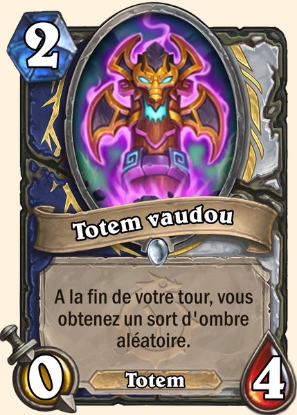 Totem Vaudou carte Hearthstone