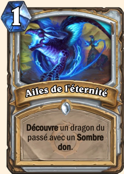 Ailes de l'eternite carte Hearhstone