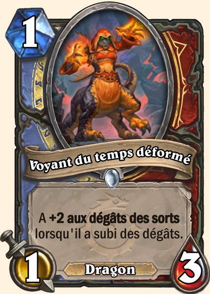 Voyant du temps déformé carte Hearthstone