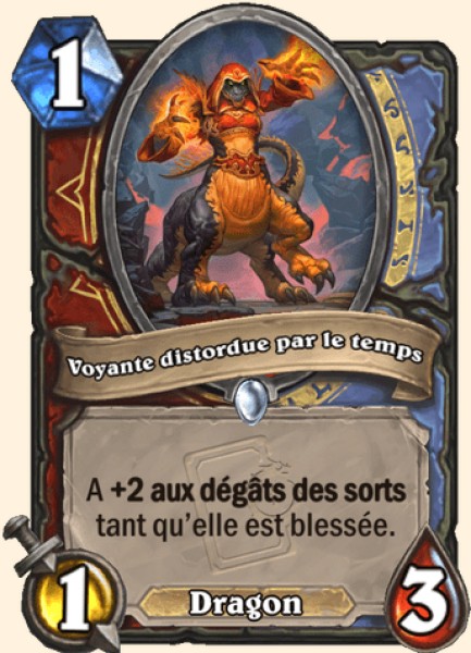 Voyant du temps deforme carte Hearhstone