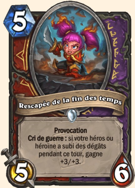 Rescapée de la fin des temps carte Hearthstone