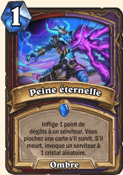 Peine éternelle carte Hearthstone