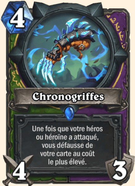 Chronogriffes carte Hearthstone