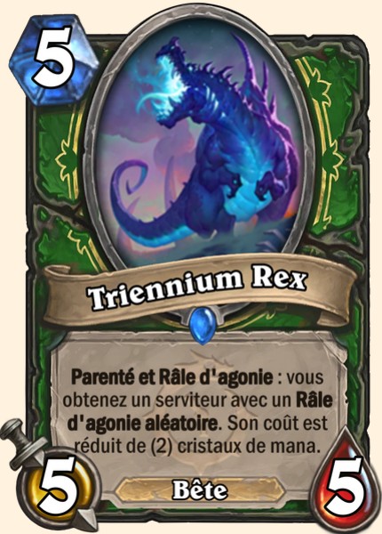 Triennium Rex carte Hearthstone