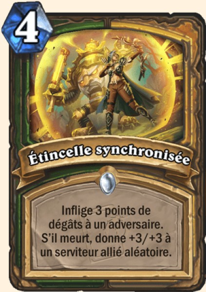 Étincelle synchronisée carte Hearthstone