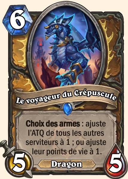 Le voyageur du Crépuscule carte Hearthstone