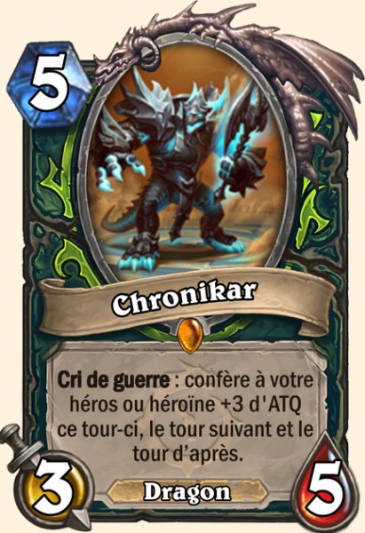 Chronikar  carte Hearhstone