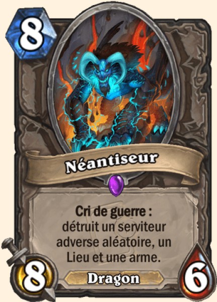 Néantiseur carte Hearthstone
