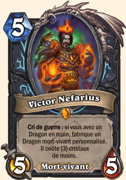 Victor Nefarius carte Hearhstone