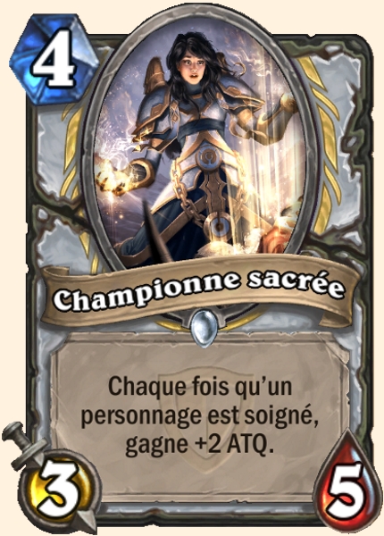 Sacred Warrior carte Hearhstone