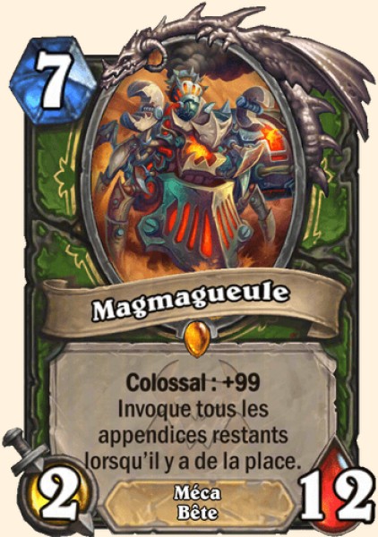 Magmagueule  carte Hearhstone