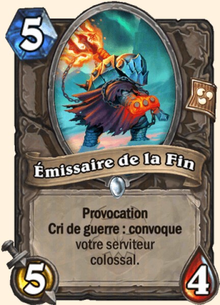 Émissaire de la Fin carte Hearthstone