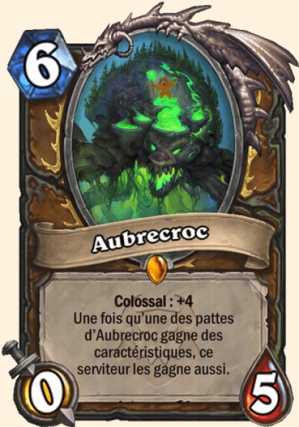 Croc d'osier carte Hearhstone