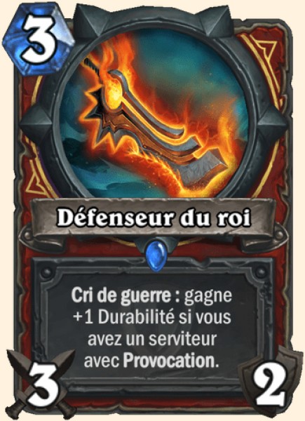 King's Defender carte Hearhstone