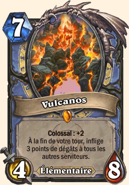 Vulcanos carte Hearhstone
