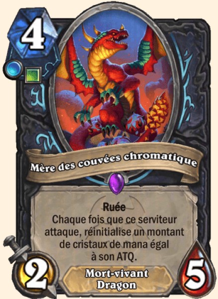 Mere des couvees chromatique carte Hearhstone