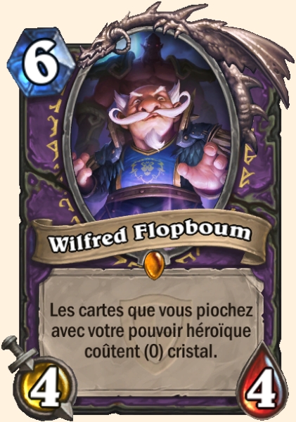 Wilfred Fizzlebang carte Hearhstone